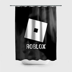 Шторка для душа Roblox glitch на темном фоне, цвет: 3D-принт
