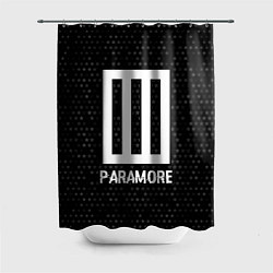 Шторка для душа Paramore glitch на темном фоне, цвет: 3D-принт