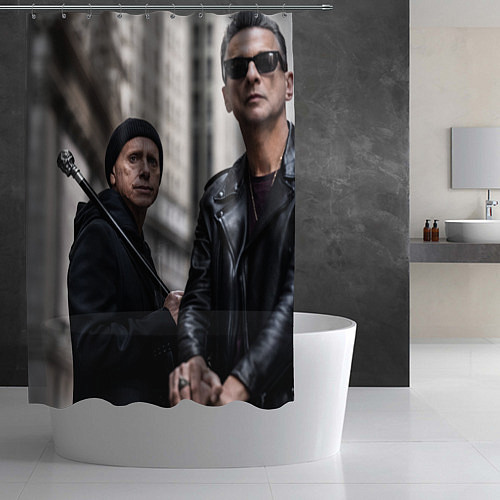 Шторка для ванной Depeche Mode - Dave Martin memento mori / 3D-принт – фото 2