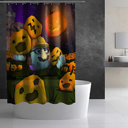 Шторка для душа Гарибальди Хэллоуин, цвет: 3D-принт — фото 2