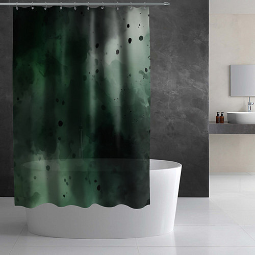 Шторка для ванной Акварелика / 3D-принт – фото 2