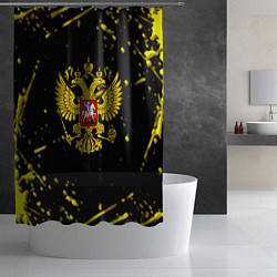 Шторка для душа Россия империя герб рф, цвет: 3D-принт — фото 2