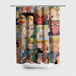 Шторка для душа ГТО - Эйкити, цвет: 3D-принт