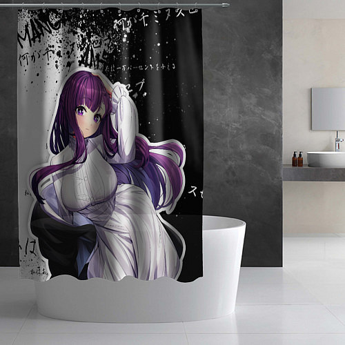 Шторка для ванной Ферн из аниме фрирен / 3D-принт – фото 2
