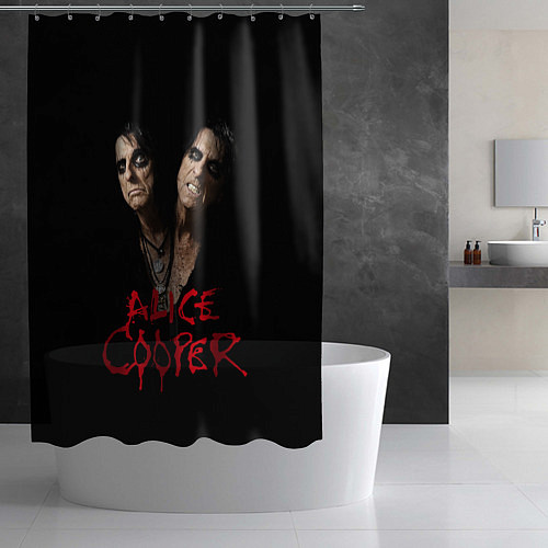 Шторка для ванной Alice Cooper paranormal / 3D-принт – фото 2