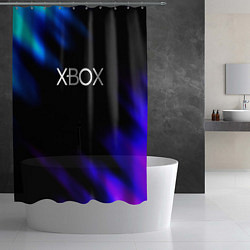 Шторка для душа Xbox neon games, цвет: 3D-принт — фото 2