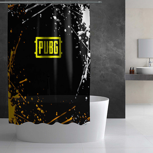 Шторка для ванной PUBG краски поля боя / 3D-принт – фото 2