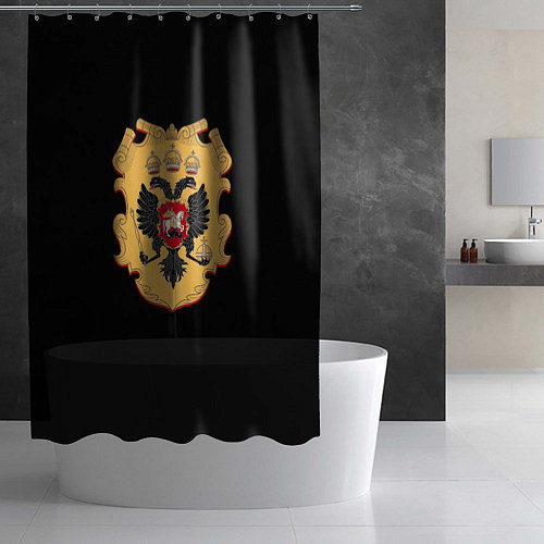 Шторка для ванной Имперский герб символкика / 3D-принт – фото 2