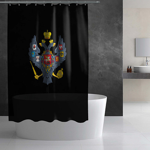 Шторка для ванной Держава герб Российской империи / 3D-принт – фото 2