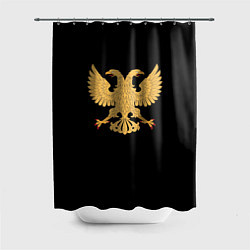 Шторка для душа Двуглавый орёл символика России, цвет: 3D-принт