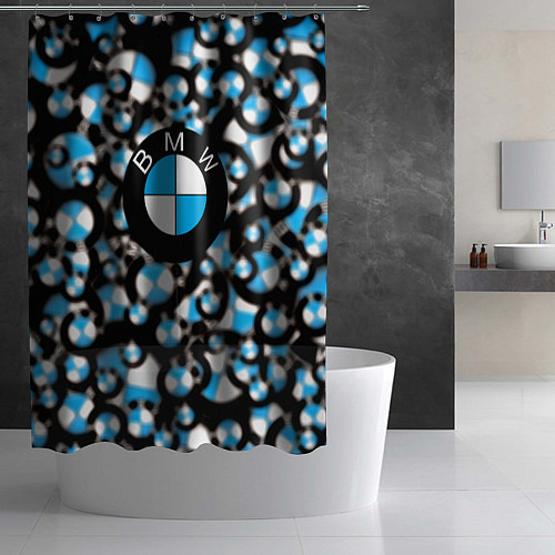 Шторка для ванной BMW sportlogo / 3D-принт – фото 2