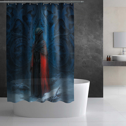 Шторка для ванной Ксеноморф в одеяниях / 3D-принт – фото 2