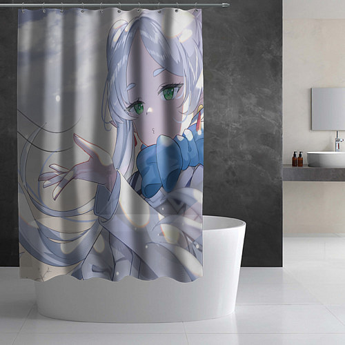 Шторка для ванной Sousou no Frieren / 3D-принт – фото 2