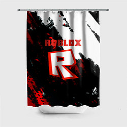 Шторка для ванной Roblox logo краски мобайл гейм