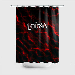 Шторка для душа Louna storm рок группа, цвет: 3D-принт