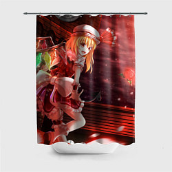 Шторка для душа Touhou Project Flandre cute happy, цвет: 3D-принт