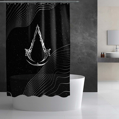 Шторка для ванной Мираж - Assassins creed / 3D-принт – фото 2
