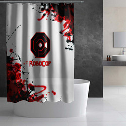 Шторка для душа Robocop краски, цвет: 3D-принт — фото 2