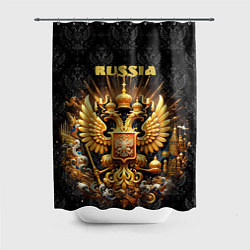 Шторка для душа Russia gold, цвет: 3D-принт