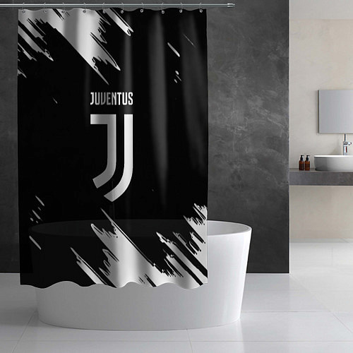 Шторка для ванной Juventus краски текстура / 3D-принт – фото 2