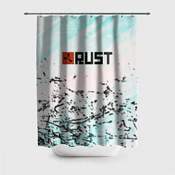 Шторка для душа Rust game текстура, цвет: 3D-принт