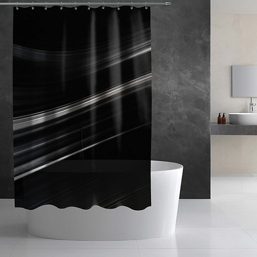 Шторка для ванной Black abstract background / 3D-принт – фото 2