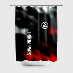 Шторка для душа Linkin park flame, цвет: 3D-принт
