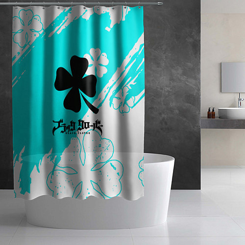 Шторка для ванной Black Clover best anime / 3D-принт – фото 2