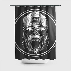Шторка для душа Monkey, цвет: 3D-принт