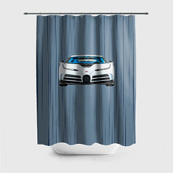 Шторка для душа Bugatti Centodieci - белая бугатти чентодиечи, цвет: 3D-принт