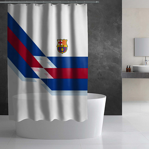 Шторка для ванной Barcelona geometry sports / 3D-принт – фото 2
