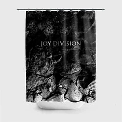 Шторка для душа Joy Division black graphite, цвет: 3D-принт