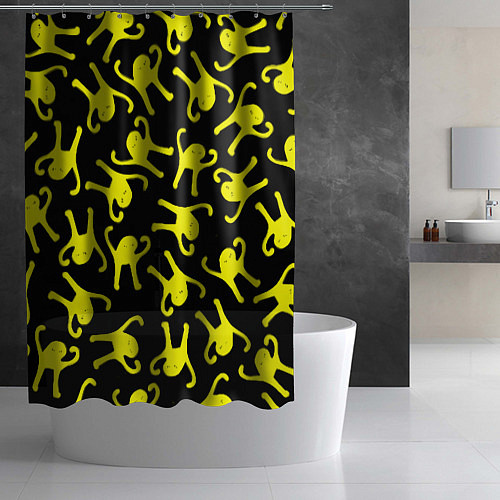 Шторка для ванной Ъуъ съука pattern mem / 3D-принт – фото 2