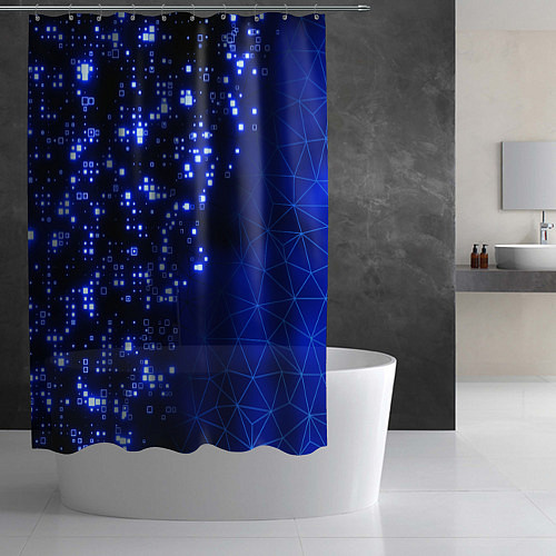 Шторка для ванной Растворяющийся цифровой скин / 3D-принт – фото 2