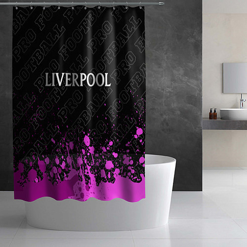 Шторка для ванной Liverpool pro football посередине / 3D-принт – фото 2