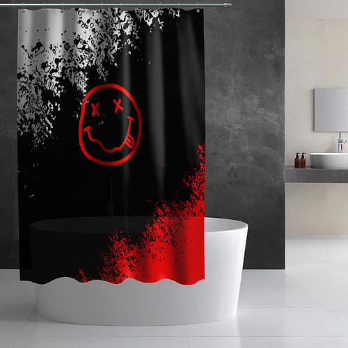 Шторка для ванной Нирвана краски / 3D-принт – фото 2