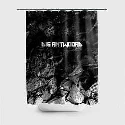 Шторка для душа Die Antwoord black graphite, цвет: 3D-принт