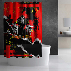 Шторка для душа Король и Шут russian rock band, цвет: 3D-принт — фото 2