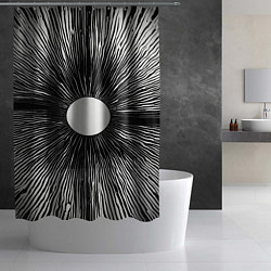 Шторка для душа Поглощение, цвет: 3D-принт — фото 2