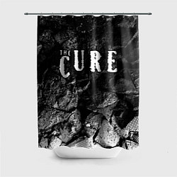 Шторка для душа The Cure black graphite, цвет: 3D-принт