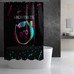 Шторка для душа Architects - rock star cat, цвет: 3D-принт — фото 2