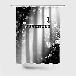 Шторка для ванной Juventus sport на светлом фоне посередине