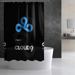 Шторка для душа Cloud9 - esports, цвет: 3D-принт — фото 2