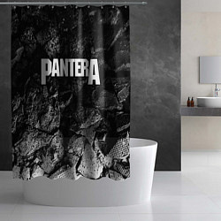 Шторка для душа Pantera black graphite, цвет: 3D-принт — фото 2