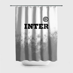 Шторка для душа Inter sport на светлом фоне посередине, цвет: 3D-принт