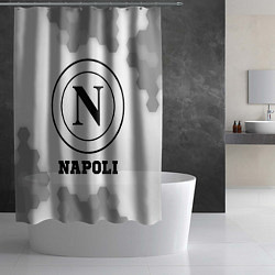 Шторка для душа Napoli sport на светлом фоне, цвет: 3D-принт — фото 2