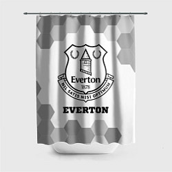 Шторка для ванной Everton sport на светлом фоне