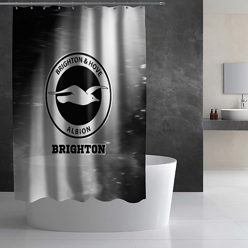 Шторка для ванной Brighton sport на светлом фоне / 3D-принт – фото 2