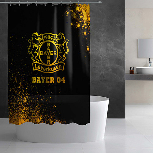 Шторка для ванной Bayer 04 - gold gradient / 3D-принт – фото 2