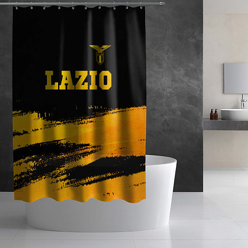 Шторка для ванной Lazio - gold gradient посередине / 3D-принт – фото 2
